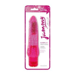 Jammy Jelly Wibrator-VIBRATOR JAMMY JELLY CLASSY GLITTER PINK