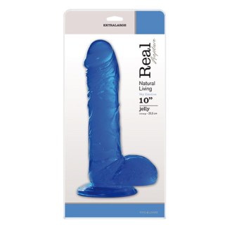 Real Rapture Dildo-FALLO JELLY REAL RAPTURE BLUE 10""""""""""""""""""""""""""""""""