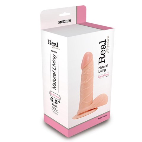 Real Rapture Dildo-FALLO REALISTICO REAL RAPTURE FLESH 6.5""