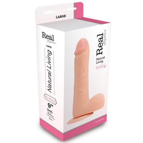 Real Rapture Dildo-REALISTIC DILDO REAL RAPTURE FLESH 9""""""""""""""""