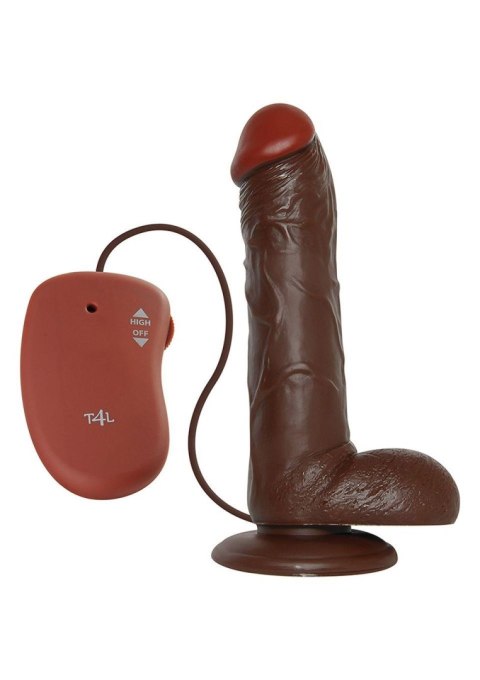 Real Rapture Wibrator-REALISTIC VIBRATOR REAL RAPTURE BROWN 10""""""""""""""""