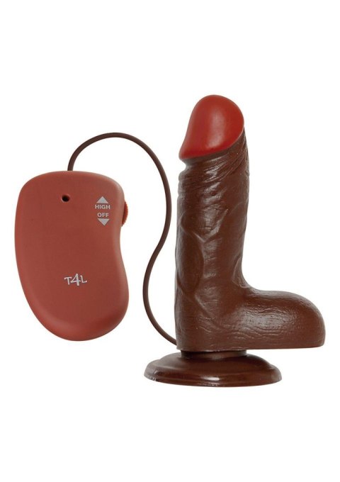 Real Rapture Wibrator-REALISTIC VIBRATOR REAL RAPTURE BROWN 6""""""""""""""""