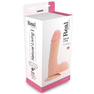 Real Rapture Wibrator-REALISTIC VIBRATOR REAL RAPTURE FLESH 8""""""""""""""""