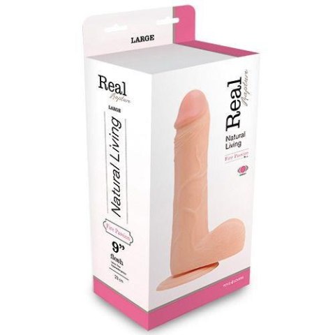 Real Rapture Wibrator-REALISTIC VIBRATOR REAL RAPTURE FLESH 9""""""""""""""""