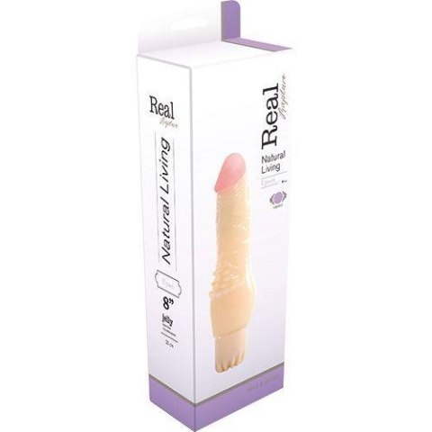 Real Rapture Wibrator-REALISTIC VIBRATOR REAL RAPTURE UPSET JELLY FLESH 8""""""""""""""""