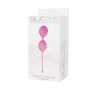 Toyz4lovers Kulki-PALLINE DELIGHT PUSSY LICHEE SILICONE PINK