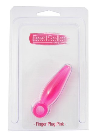 Toyz4lovers Plug-JAMMY JELLY ANAL FINGER PLUG PINK