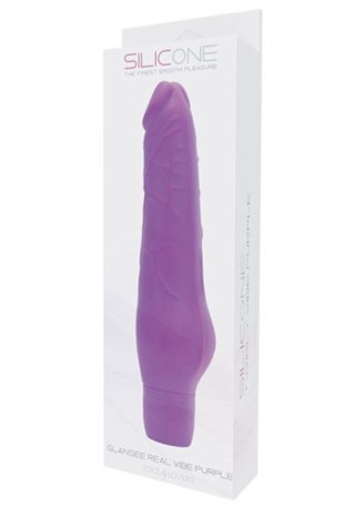 Toyz4lovers VIBRATORE REALISTICO GLANSEE REAL VIBE SILICONE PURPLE