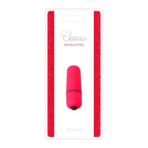 Toyz4lovers Wibrator-MINI VIBRATORE BULLET CLASSICS RED