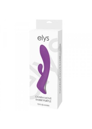 Elys Wibrator-VIBRATORE RABBIT ELYS - CHARM MOVE RABBIT PURPLE