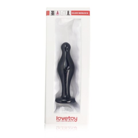 Lovetoy 4.5"" Glass Romance Black