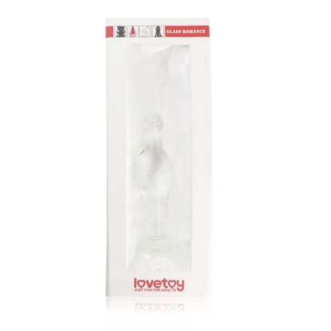 Lovetoy 4.5"" Glass Romance Clear