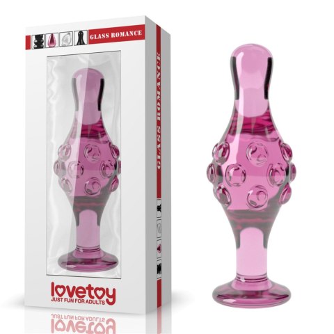 Lovetoy 4.5"" Glass Romance Pink