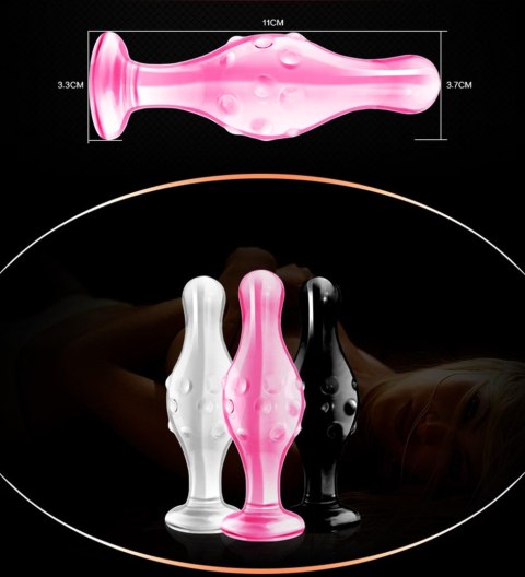 Lovetoy 4.5"" Glass Romance Pink