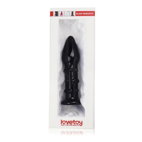 Lovetoy 5.5"" Glass Romance Black