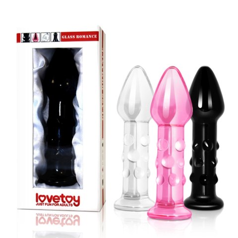 Lovetoy 5.5"" Glass Romance Black