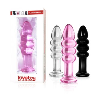 Lovetoy 5.5"" Glass Romance Black