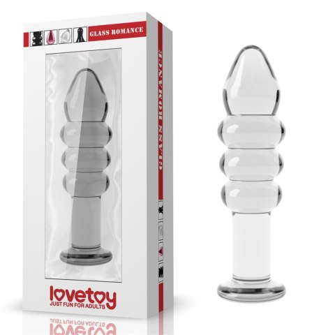 Lovetoy 5.5"" Glass Romance Clear