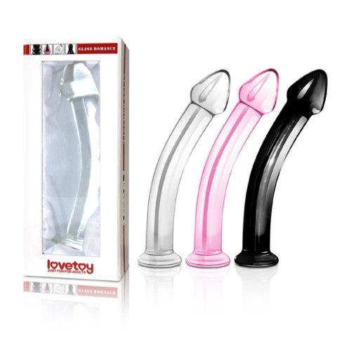 Lovetoy 7.5"" Glass Romance Black