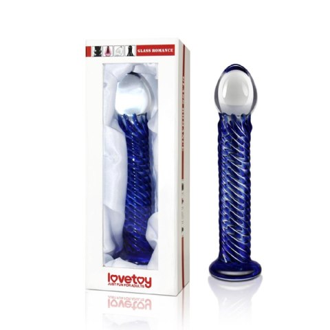 Lovetoy 7.5"" Glass Romance Blue