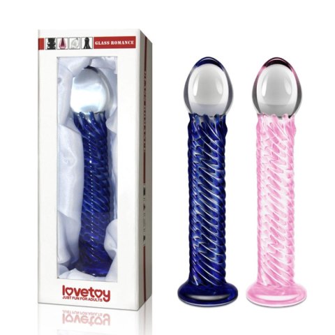 Lovetoy 7.5"" Glass Romance Blue