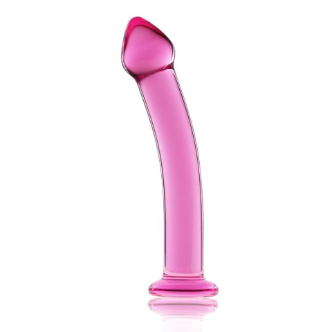 Lovetoy 7.5"" Glass Romance Pink