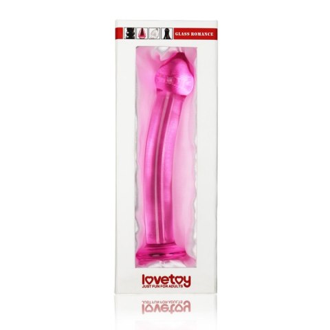 Lovetoy 7.5"" Glass Romance Pink