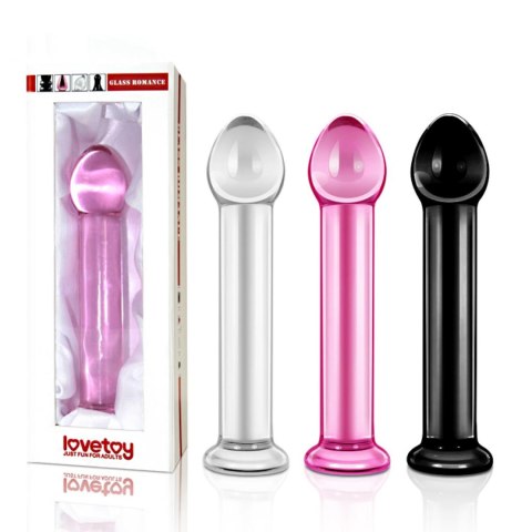 Lovetoy 7"" Glass Romance Black