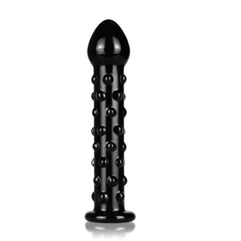 Lovetoy 7"" Glass Romance Black