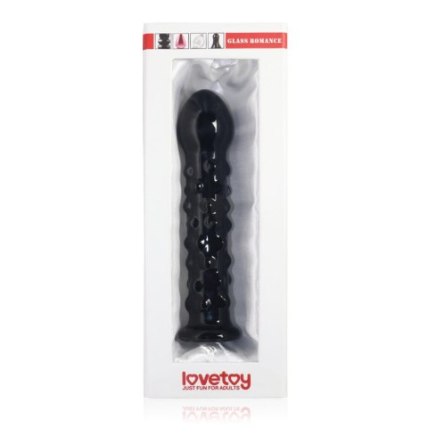 Lovetoy 7"" Glass Romance Black