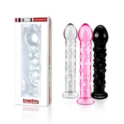 Lovetoy 7"" Glass Romance Black