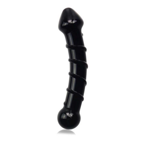 Lovetoy 7"" Glass Romance Black