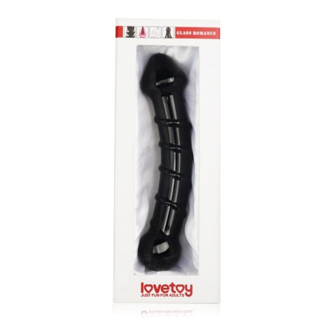 Lovetoy 7"" Glass Romance Black