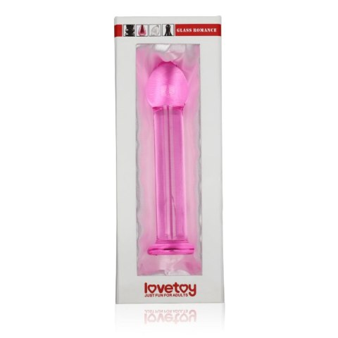 Lovetoy 7"" Glass Romance Pink