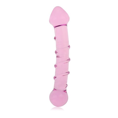 Lovetoy 7"" Glass Romance Pink