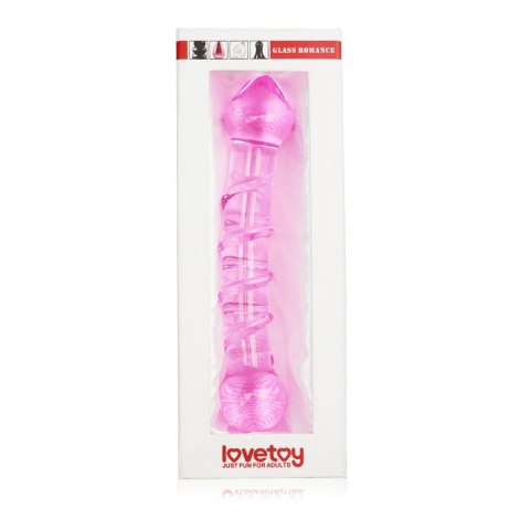 Lovetoy 7"" Glass Romance Pink