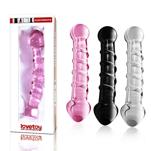 Lovetoy 7"" Glass Romance Pink