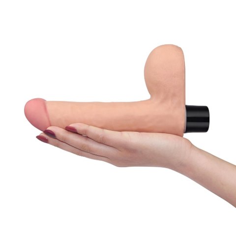 Lovetoy 8"" REAL SOFTEE Vibrating Dildo