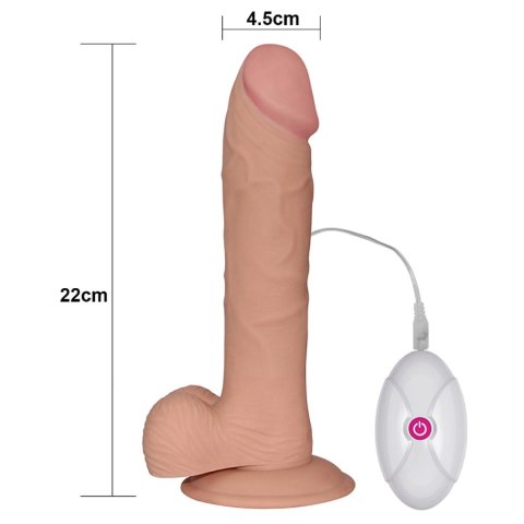 Lovetoy 9"" The Ultra Soft Dude Vibrating