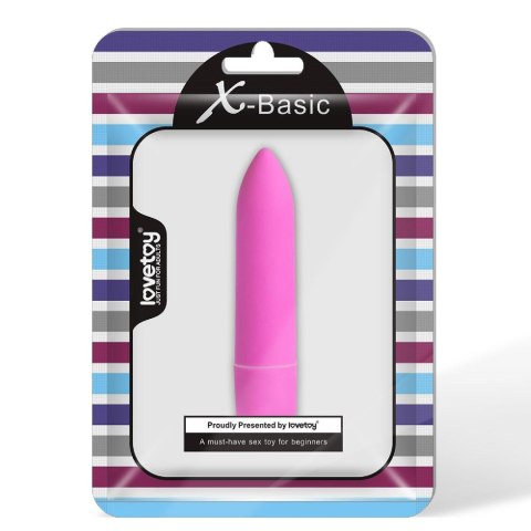 Lovetoy X-Basic Bullet Long 10 speeds Pink