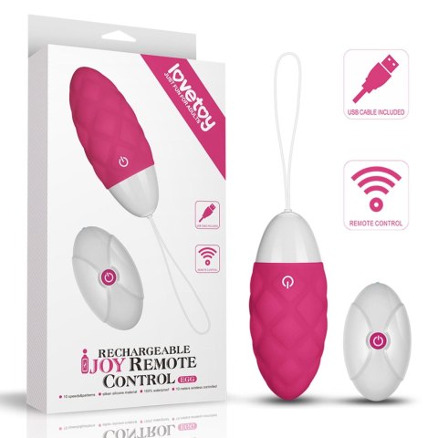 Lovetoy IJOY Wireless Remote Control Rechargeable Egg Pink