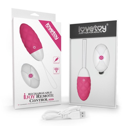 Lovetoy IJOY Wireless Remote Control Rechargeable Egg Pink