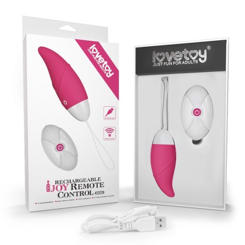 Lovetoy IJOY Wireless Remote Control Rechargeable Egg Pink