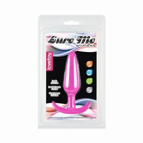 Lovetoy LURE ME Classic Anal Plug, korek analny S Pink Lovetoy LURE ME Classic Anal Plug, korek analny S Pink