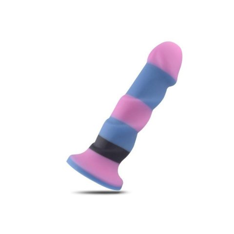 Tęczowe kolorowe DILDO REALISTICO COLORATO GRACE