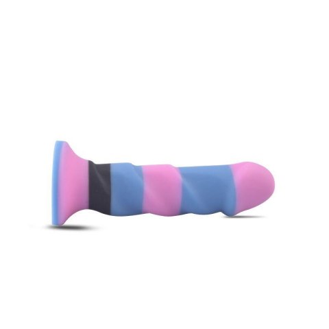 Tęczowe kolorowe DILDO REALISTICO COLORATO GRACE