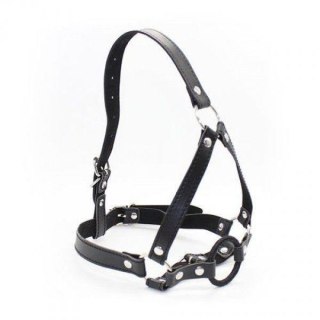 Toyz4lovers Knebel-Imbracatura per testa con anello Head Harness+Ring Gag