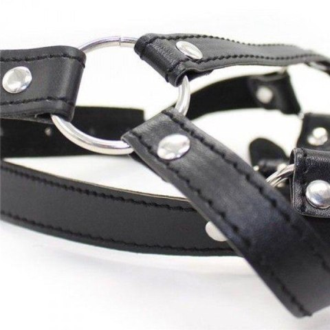 Toyz4lovers Knebel-Imbracatura per testa con anello Head Harness+Ring Gag