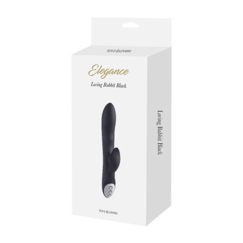 Toyz4lovers Vibratore G-spot e stimolatore clitorideo Black