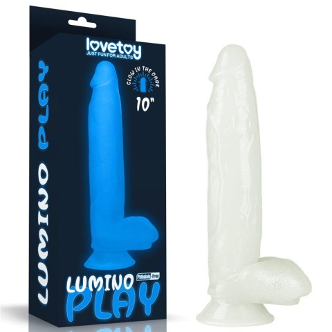 Świecące w ciemności dildo 26 cm